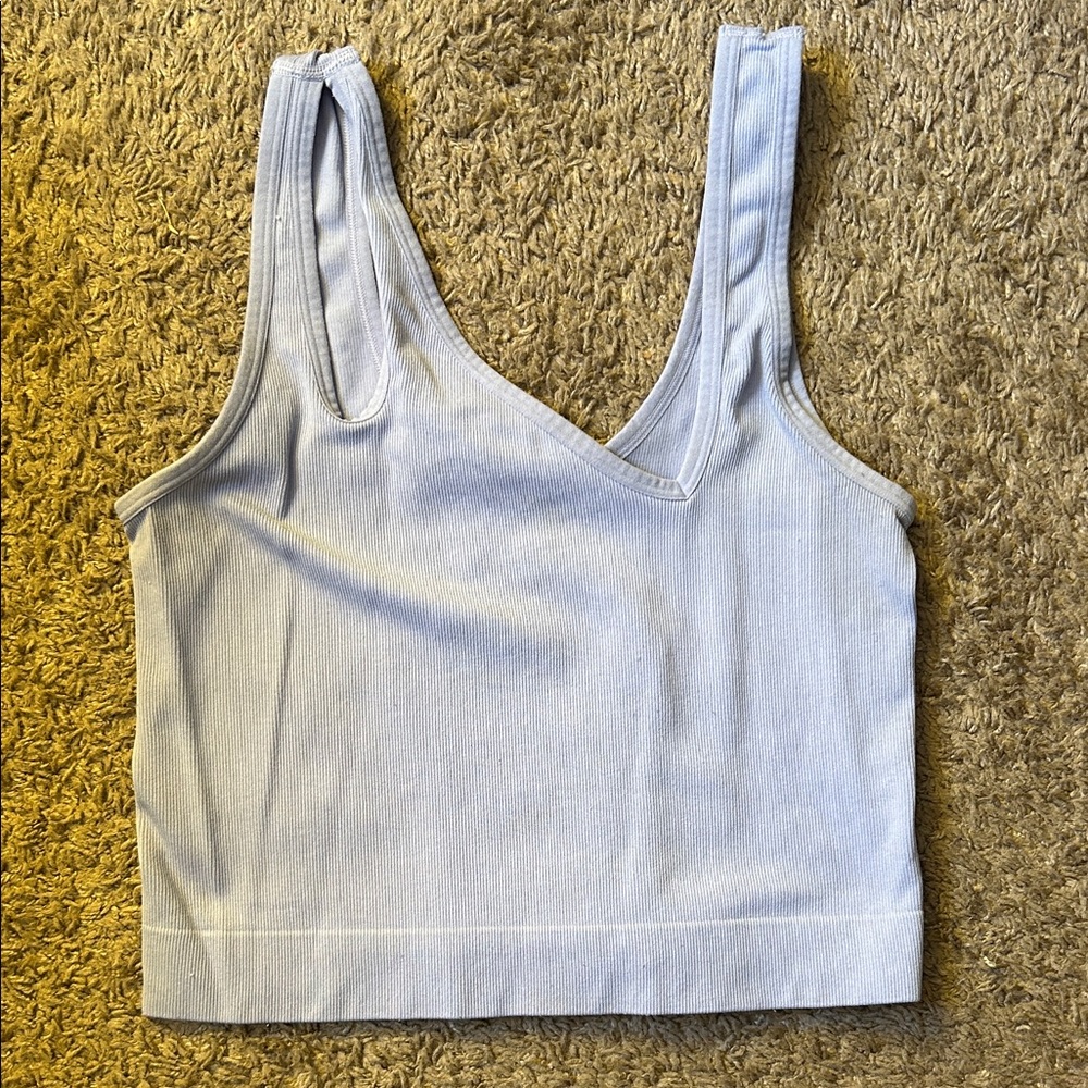 Blue Colsie Activewear Crop Top